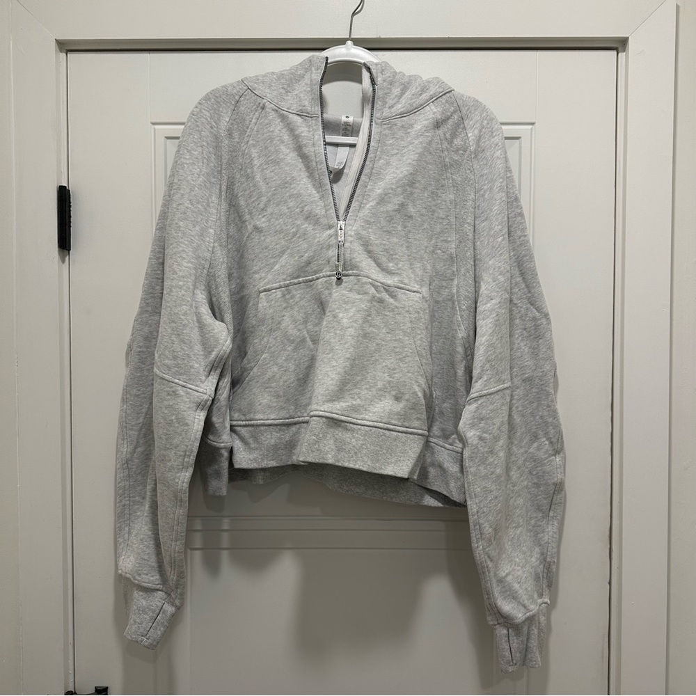 Lululemon scuba oversized 1/2 zip hoodie - XL/XXL - gray